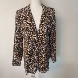 Leopard Print Women's Blazer
